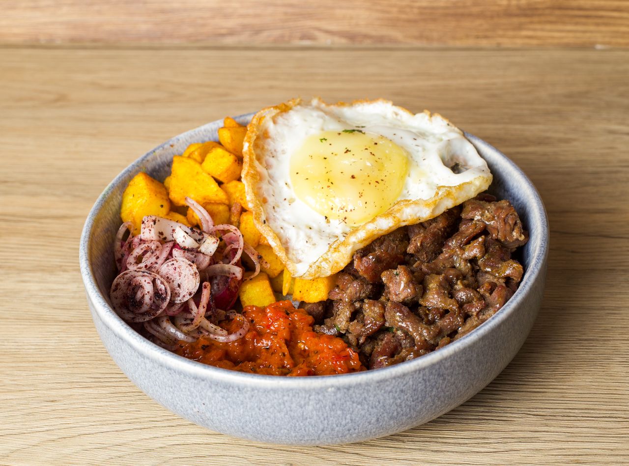 Middle eastern Beef or chicken hash
